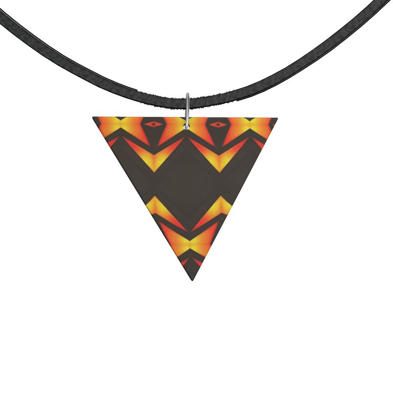 Wooden Pendant Geometric Shapes