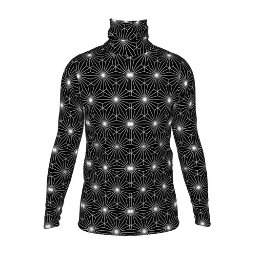 Mens slim fit roll neck