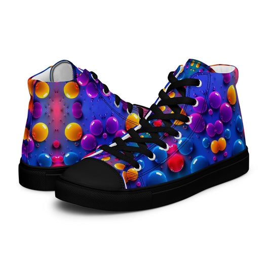 Men’s high top canvas shoes