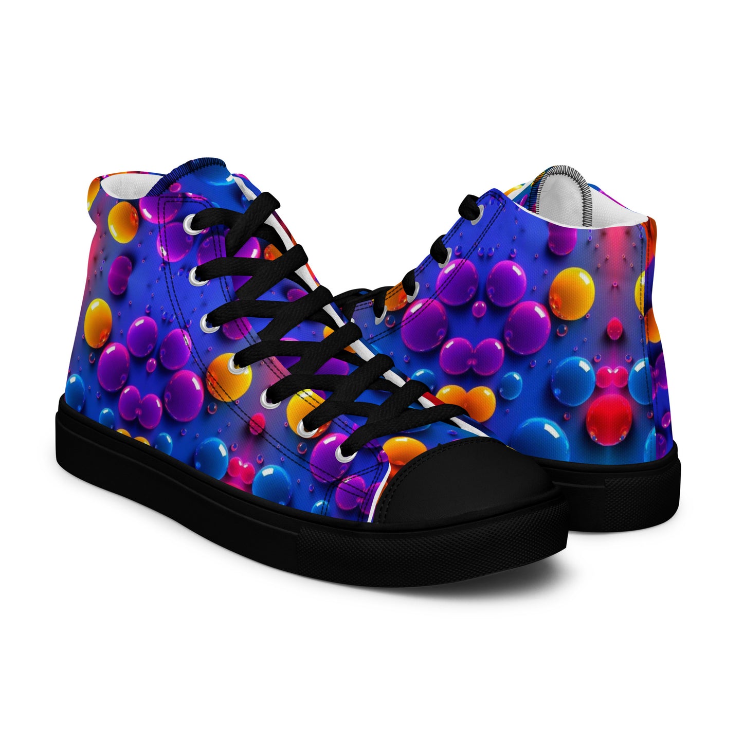 Men’s high top canvas shoes