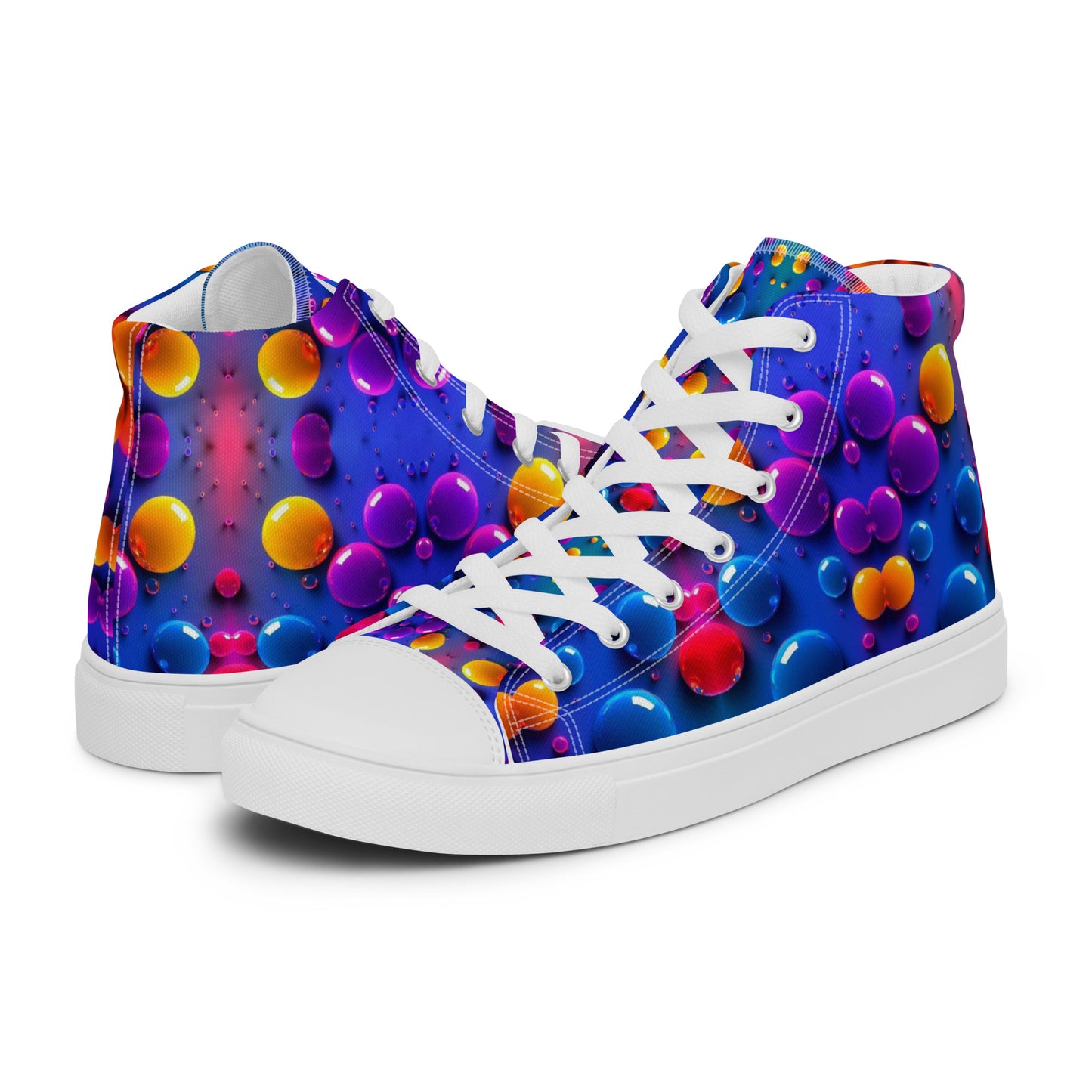 Men’s high top canvas shoes