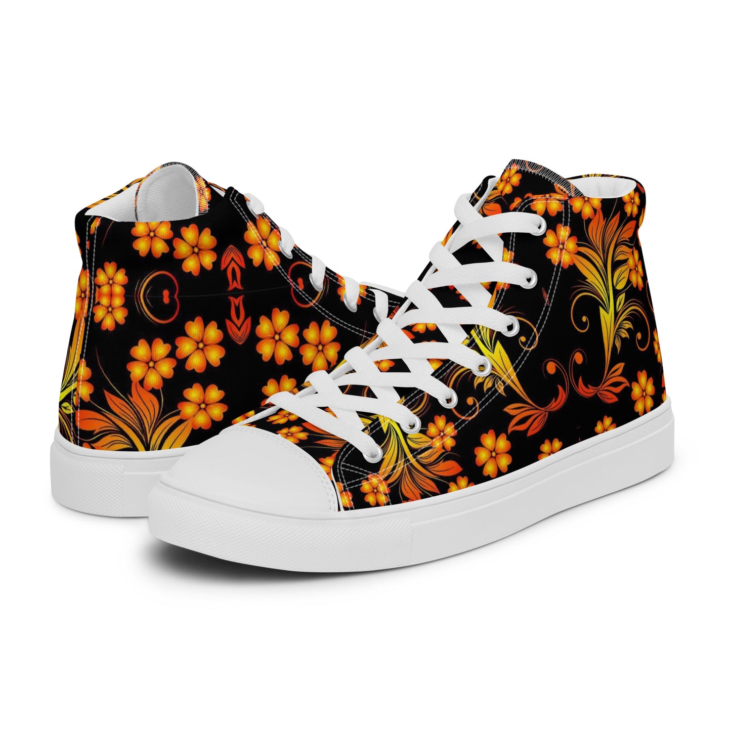 Men’s high top canvas shoes